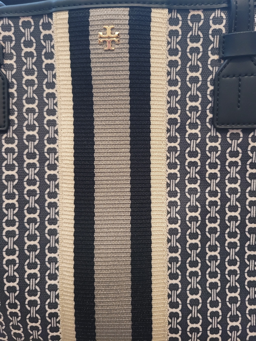 Tory Burch Gemini Link Canvas Tote -NWT - Picture 2 of 13